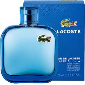 Eau De Lacoste Bleu For Men Edt 3.4oz Spray