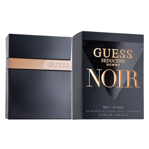 Guess Seductive Noir Men Edt 3.4oz Spray
