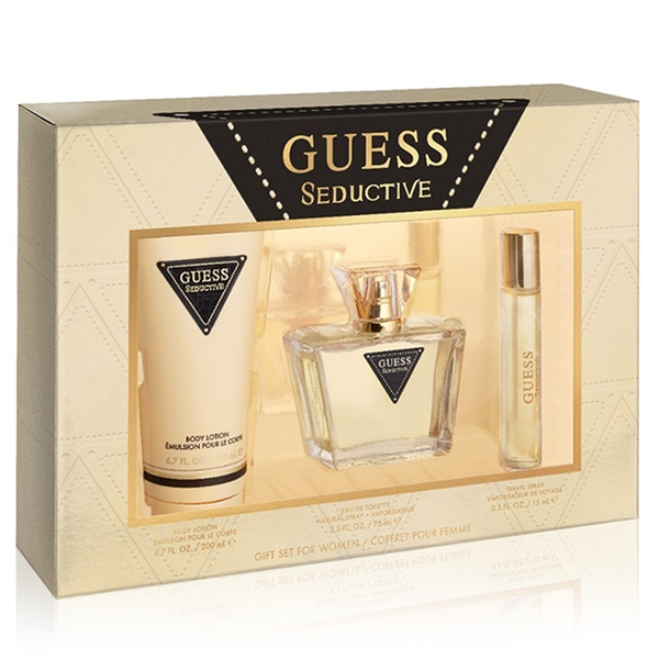 Set Guess Seductive Women 3pc. Edt 2.5oz Spray