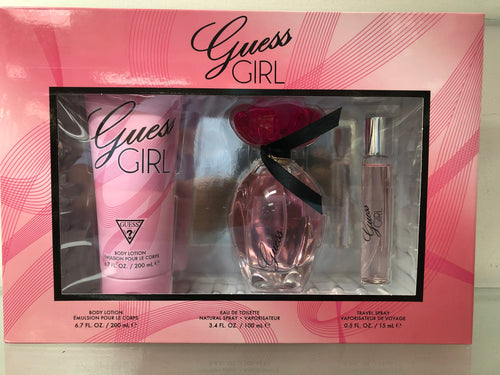 Set Guess Girl 3pc. Edt 3.4oz Spray