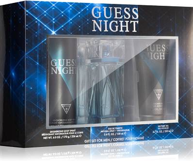 Set Guess Night For Men 3pc. Edt 3.4oz Spray