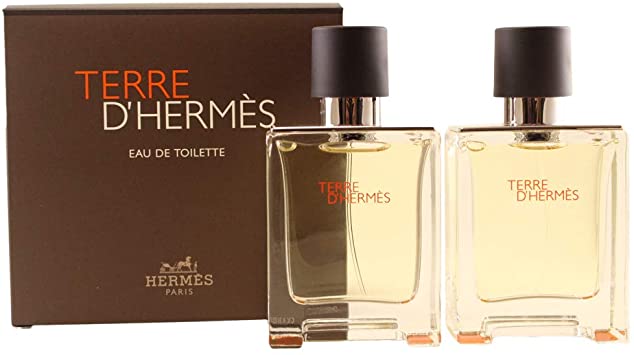 Set Terre D'Hermes Men Edt 2 x 1.6oz Spray