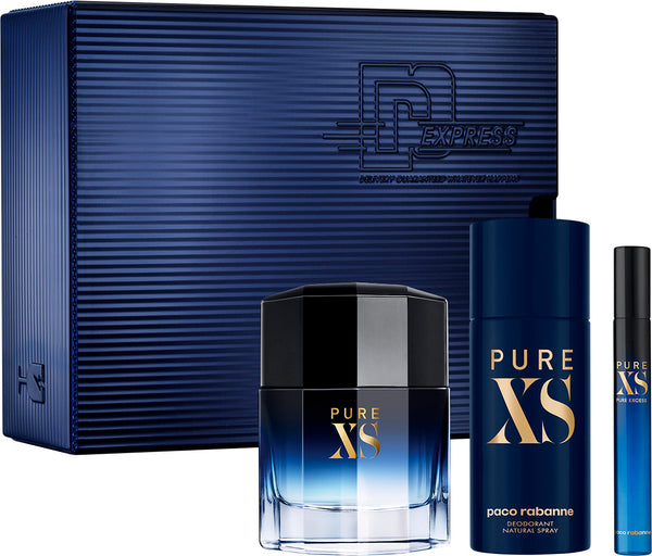 Set Pure XS For Him 3pc. Edt 3.4oz Spray
