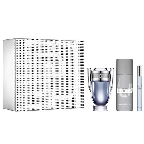 Set Invictus For Men 3pc. Edt 3.4oz Spray