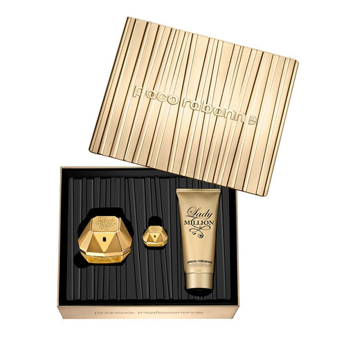 Set Lady Million 3pc. Edp 2.7oz Spray