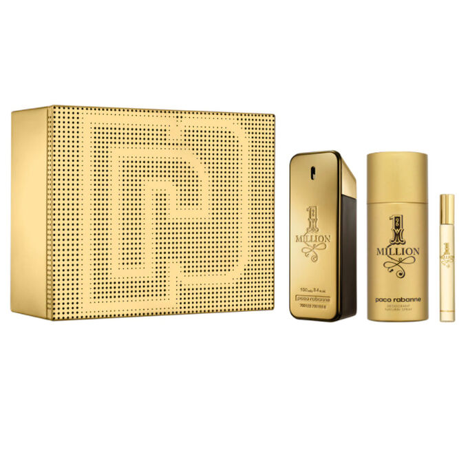 Set 1 Million For Men 3pc. Edt 3.4oz Spray