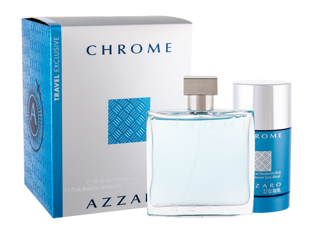 Set Azzaro Chrome Edt Spray Deodorant Stick - Main Image
