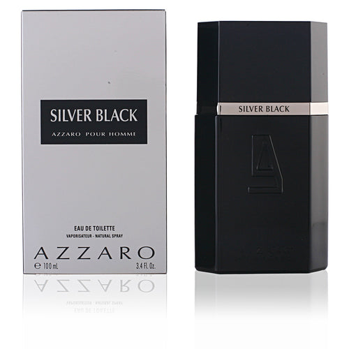 Azzaro Silver Black For Men Edt 3.4oz Spray