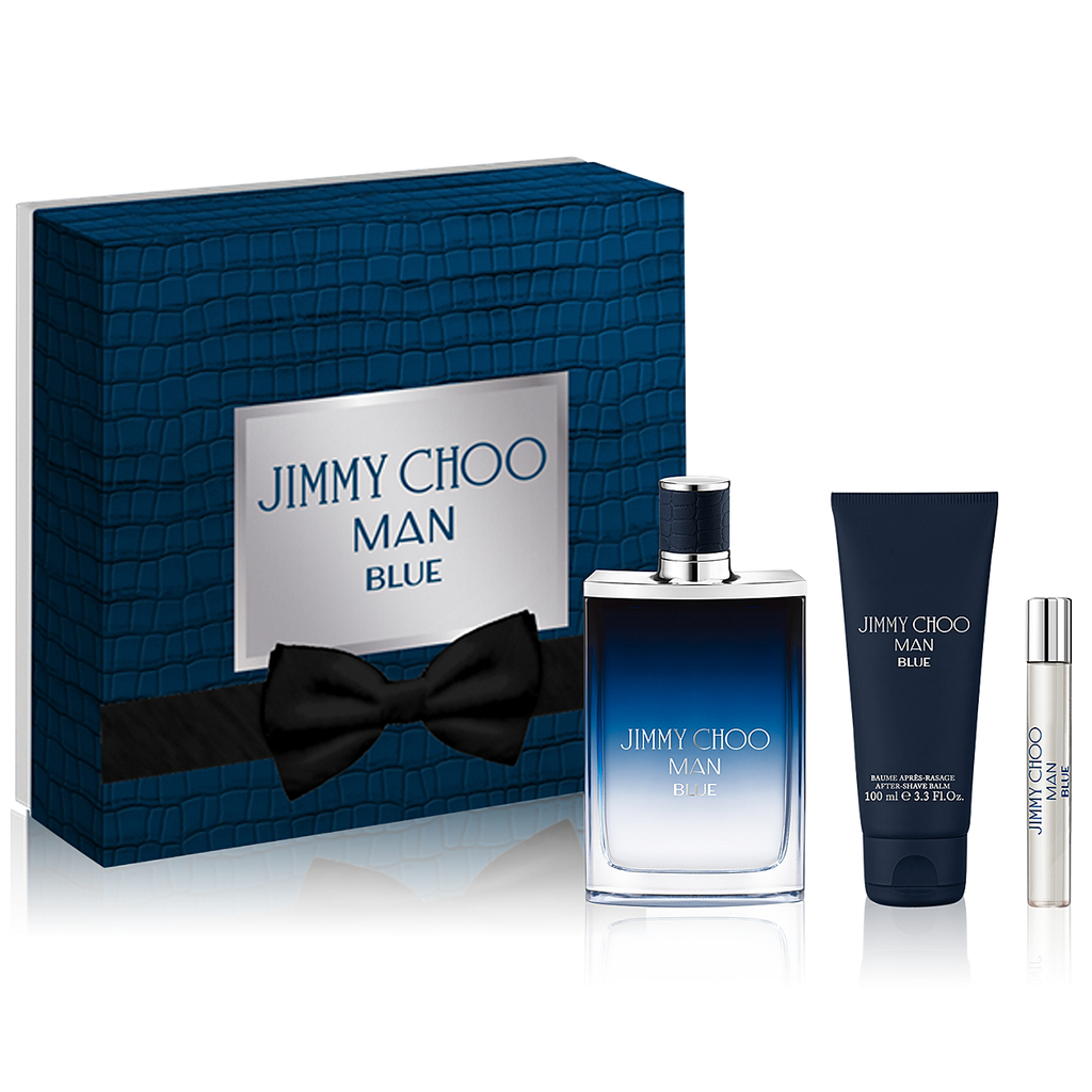 Set Jimmy Choo Man Blue 3pc. Edt 3.3oz Spray