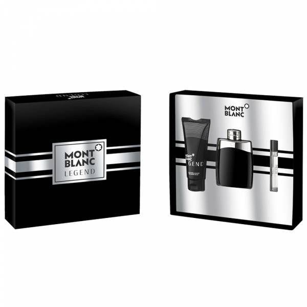 Set Mont Blanc Legend For Men 3pc. Edt 3.3oz Spray