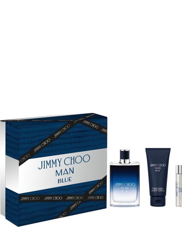 Set Jimmy Choo Man Blue 3pc. Edt 3.3oz Spray