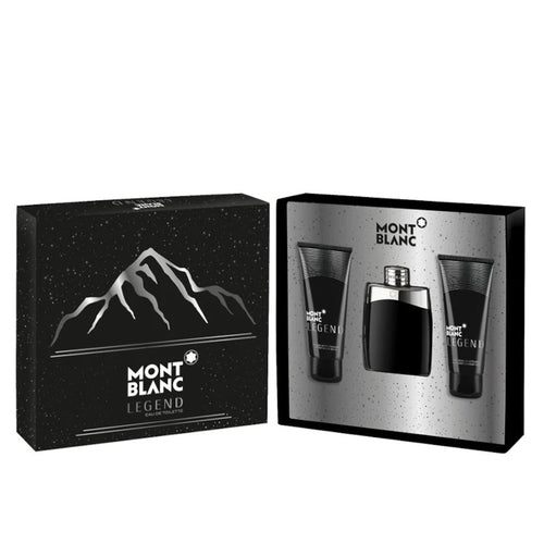 Set Mont Blanc Legend For Men 3pc. Edt 3.3oz Spray