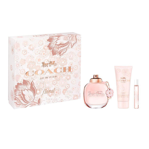 Set Coach Floral 3pc. Edp 3.0oz Spray
