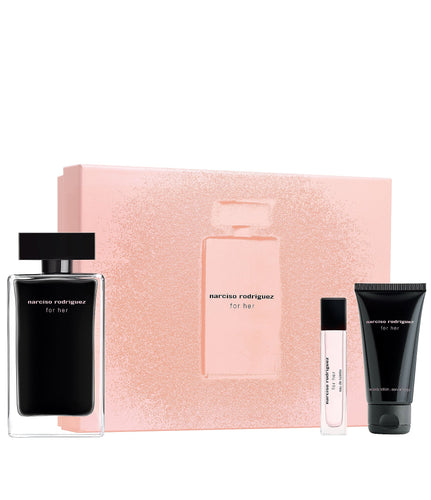 Set Narciso Rodriguez For Her 3pc. Edt 3.3oz Spray