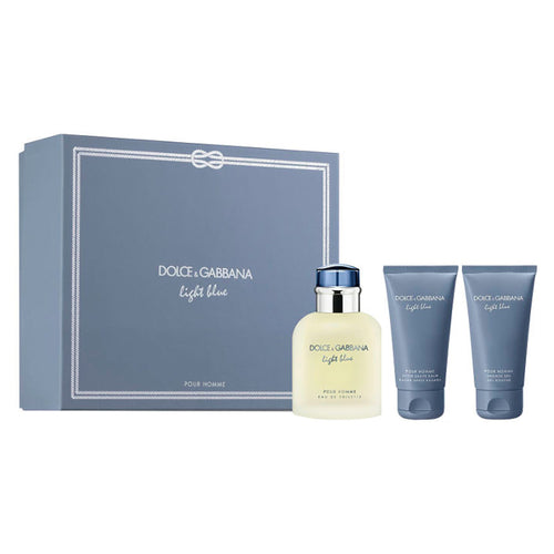 Set D&G Light Blue Pour Homme 3pc.Edt 4.2oz Spray