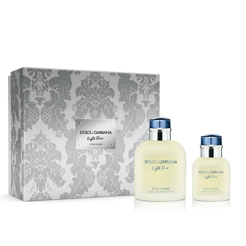 Set Light Blue Pour Homme 2pc. Edt 4.2oz Spray + Edt 1.3oz Spray