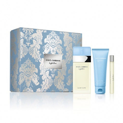 Set D&G Light Blue 3pc. Edt 3.3oz Spray