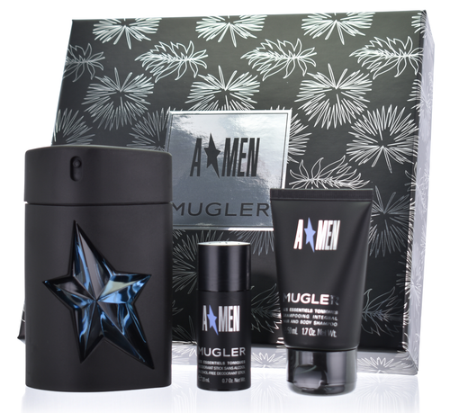 Set Angel Men 3pc. Edt 3.4oz Spray Refillable