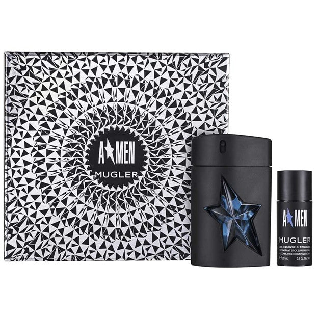 Set Angel Men 2pc. Edt 3.4oz Spray Rubber Bottle