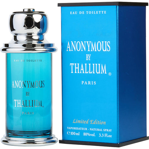 Thallium Anonymous For Men Limited Edition Edt 3.3oz Spray