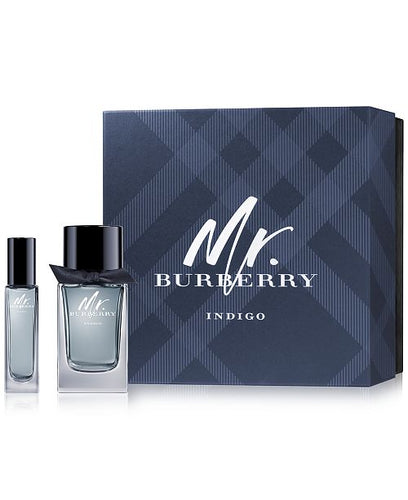 Set Mr.Burberry Indigo 2pc. Edt 3.3oz Spray + 1.0oz Spray
