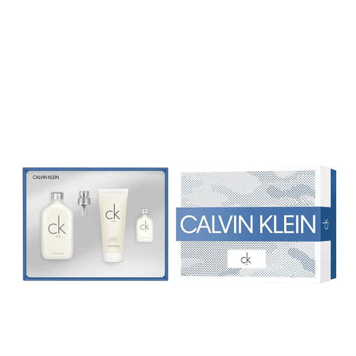 Set CK One 3pc. Edt 3.4oz Spray