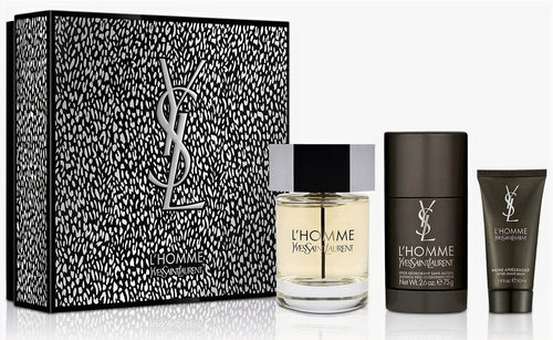Set YSL L'Homme 3pc. Edt 3.3oz Spray