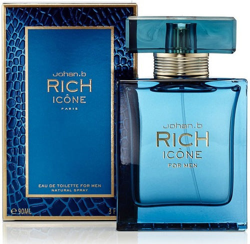Johan.b Rich Icone For Men Edt 3oz Spray