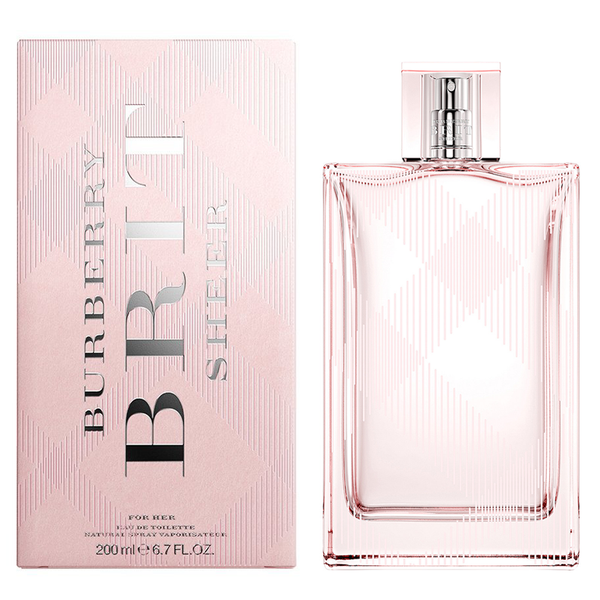 Burberry Brit Sheer For Her Edt 6.7oz Spray
