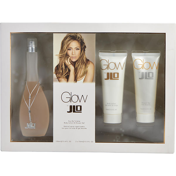 Set Glow by JLo 3pc Edt 3.4oz Spray