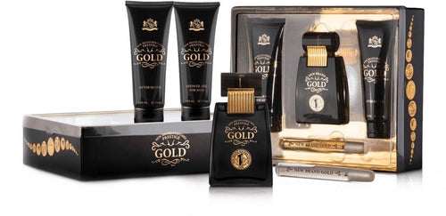 Set Gold For Men 4pc. Edt 3.4oz Spray