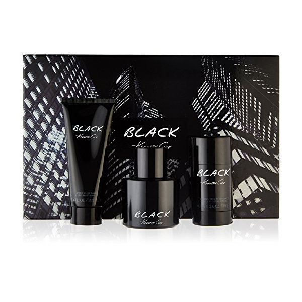 Set Kenneth Cole Black For Men 3pc. Edt 3.4oz Spray