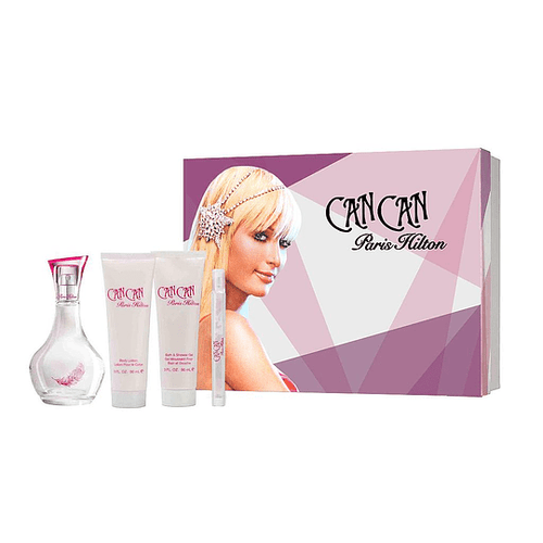Set Can Can 4pc. Edp 3.4oz Spray