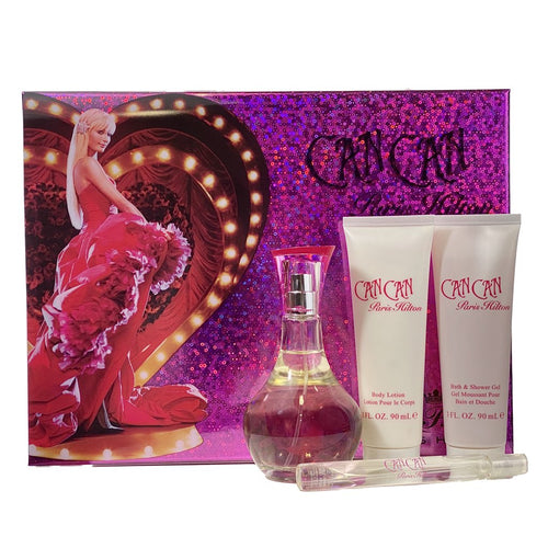 Set Can Can 4pc. Edp 3.4oz Spray