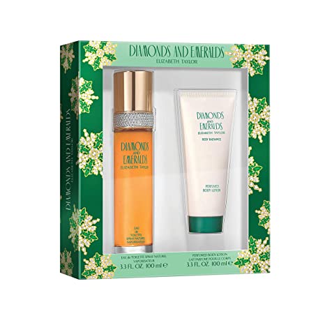 Set Diamonds and Emeralds 2pc. Edt 3.3oz Spray