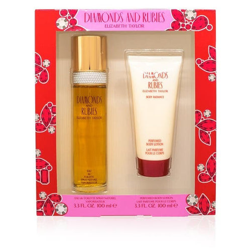Set Diamonds and Rubies 2pc. Edt 3.3oz Spray
