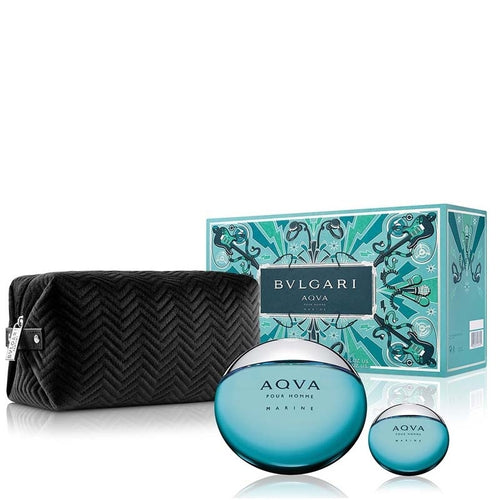 Set Bvlgari Aqva Marine 3pc. Edt 3.4oz Spray