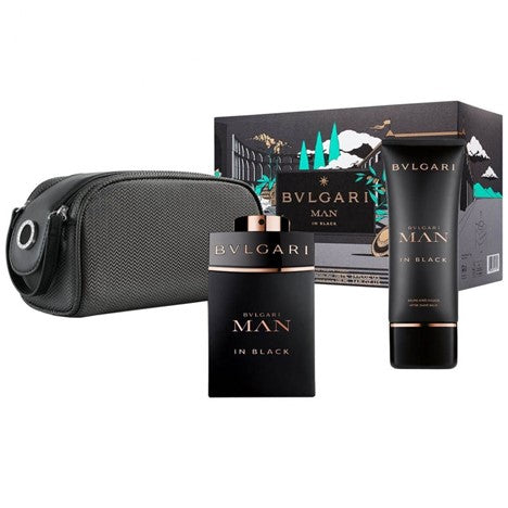 Set Bvlgari Man In Black 3pc. Edp 3.4oz Spray