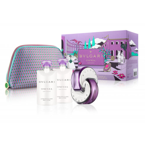 Set Omnia Amethyste 4pc. Edt 2.2oz Spray