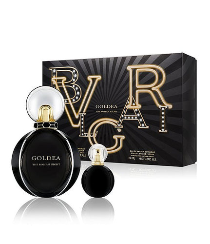 Set Bvlgari Goldea The Roman Night 2pc.Edp 2.5oz Spray + 0.5oz Edp Spray