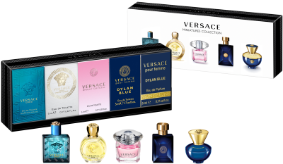 Mini Set Versace Men and Women 5 x 0.17oz