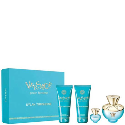 Set Dylan Turquoise Pour Femme 4pc. Edt 3.4oz Spray