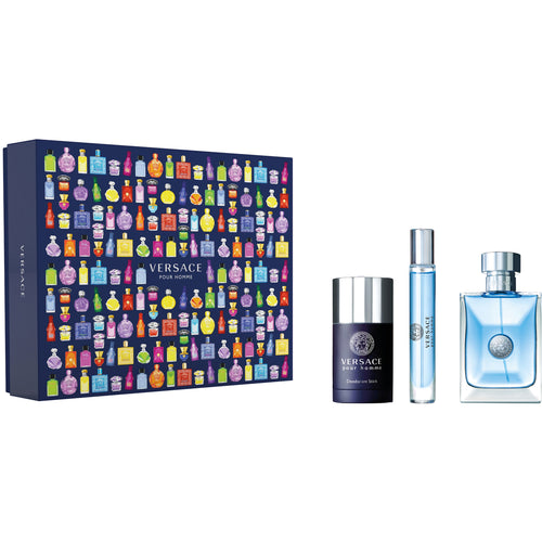 Set Versace Pour Homme 3pc. Edt 3.4oz Spray