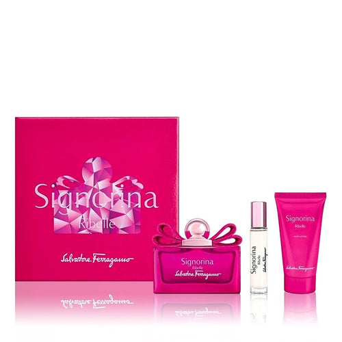 Set Signorina Ribelle 3pc. Edp 3.4oz Spray