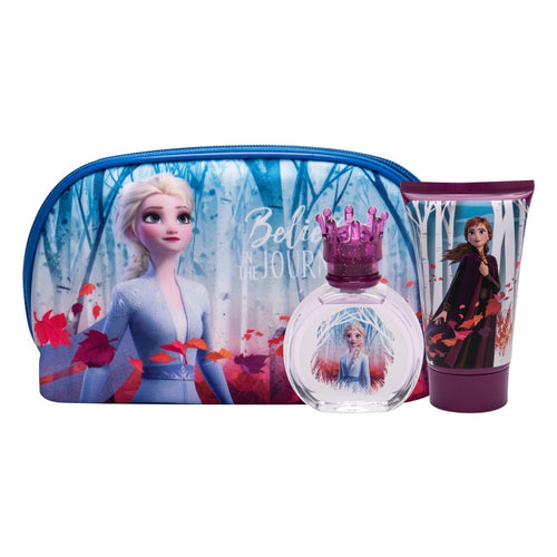 Kids Frozen II Tolietry Bag Edt 1.7oz Spray + 3.4oz Shower Gel