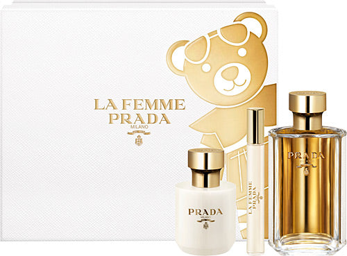 Set Prada La Femme 3pc Edp 3.4oz Spray