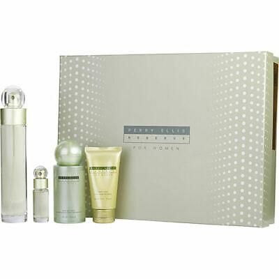 Set Reserve For Women 4pc. Edp 3.4oz Spray + 4.0oz Body Mist + 2.0oz Hand Cream + 0.25oz Spray