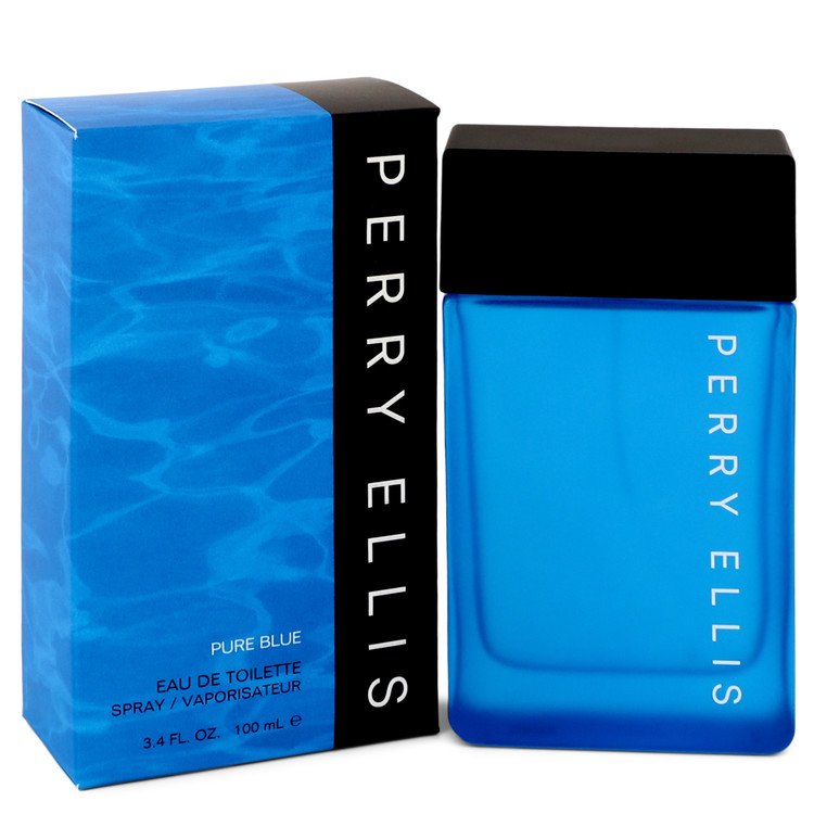 Perry Ellis Pure Blue For Men Edt 3.4oz Spray