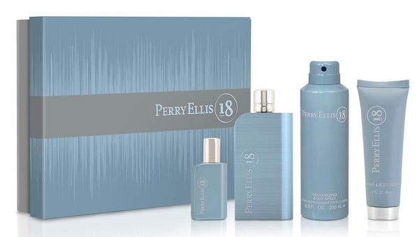 Set Perry 18 For Men 4pc. Edt 3.4oz Spray
