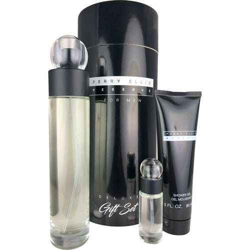 Set Reserve For Men 3pc. Edt 3.4oz Spray